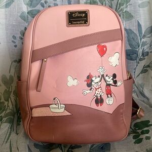 Loungefly Disney Mickey and Minnie Valentine’s Day Mini Backpack